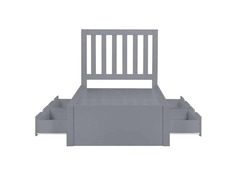 Birlea Birlea Appleby Grey Wooden 4 Drawer Storage Bed Frame