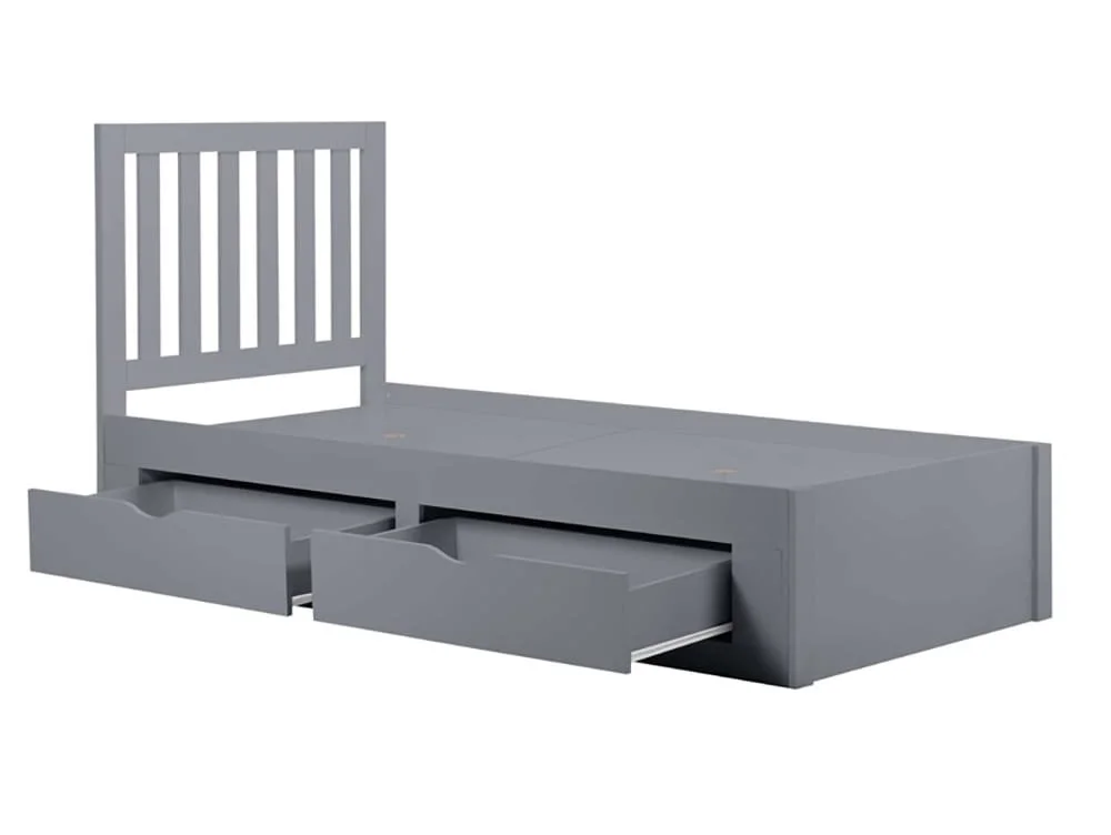 Birlea Birlea Appleby Grey Wooden 4 Drawer Storage Bed Frame
