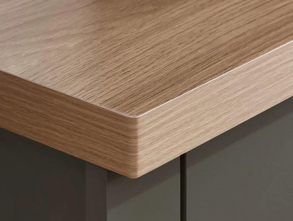 Birlea Birlea Highgate Dark Grey and Oak Effect Large TV Unit