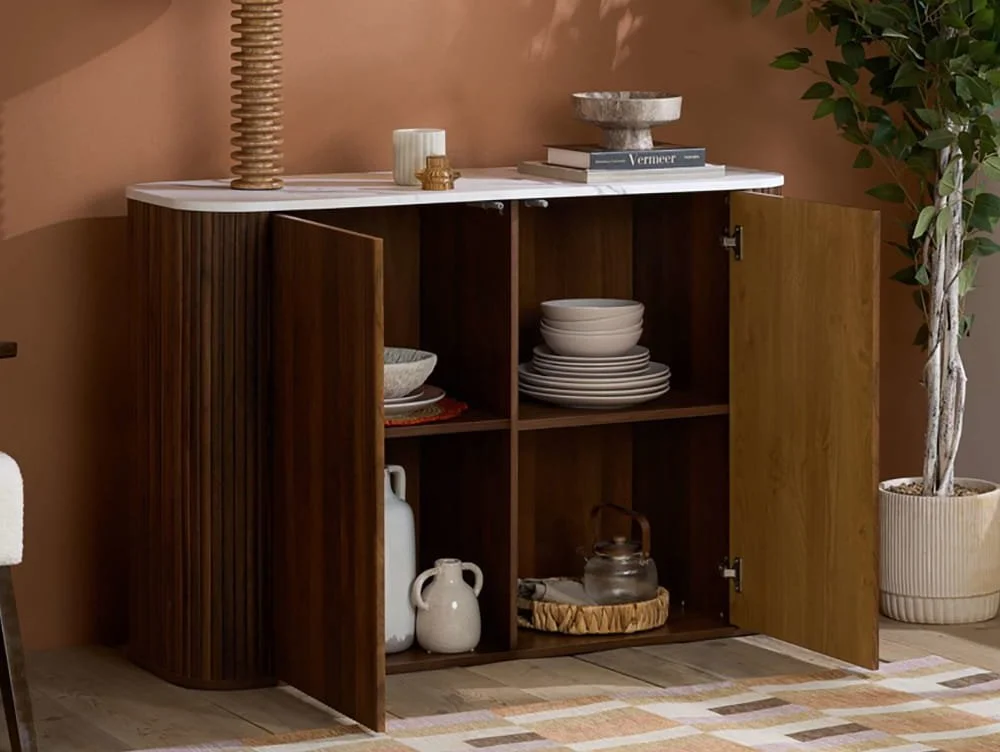 Birlea Birlea Russo Walnut 2 Door Sideboard