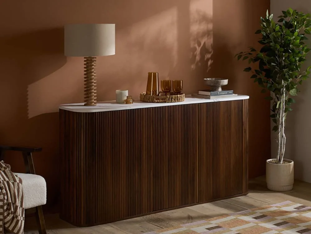 Birlea Birlea Russo Walnut 3 Door Sideboard