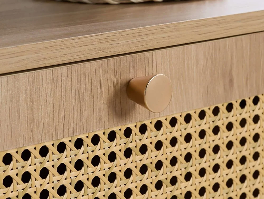 Birlea Birlea Croxley Rattan and Oak Coffee table
