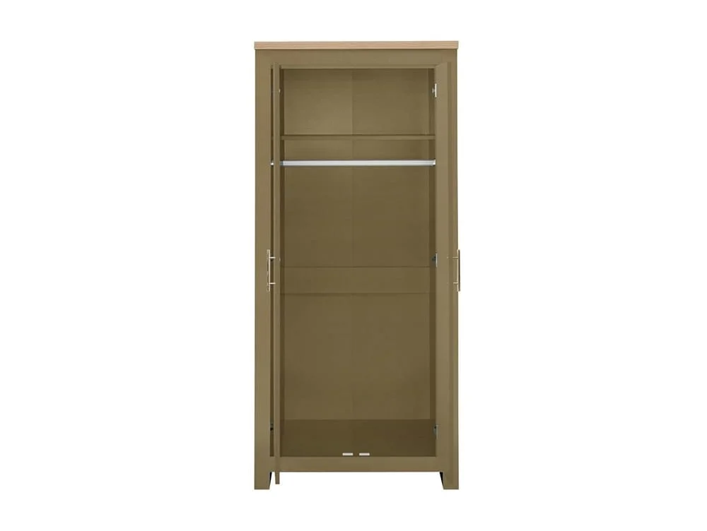 Birlea Birlea Highgate Olive and Oak Effect 2 Door Wardrobe