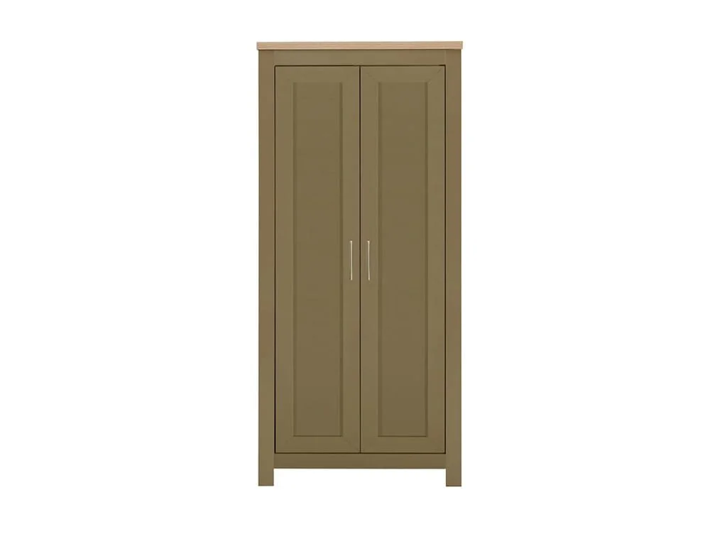 Birlea Birlea Highgate Olive and Oak Effect 2 Door Wardrobe