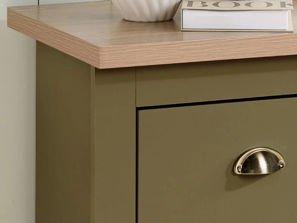 Birlea Birlea Highgate Olive and Oak Effect 4 Drawer Chest of Drawers