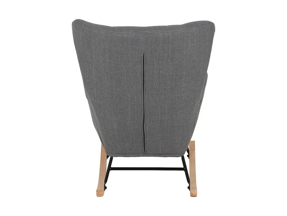 Seconique Seconique Hayden Dark Grey Fabric Rocking Chair