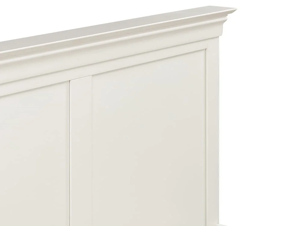 Seconique Seconique Bordeaux Ivory Wooden Bed Frame (High Footend)