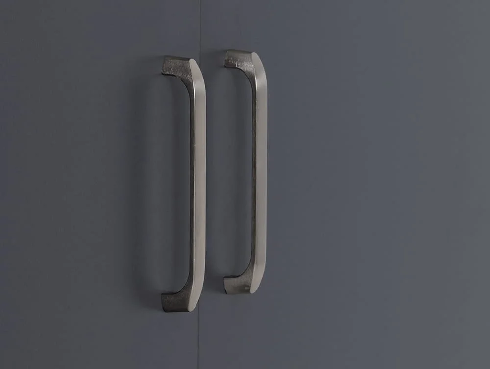 Seconique Seconique Dakota Dark Grey 4 Door Wardrobe
