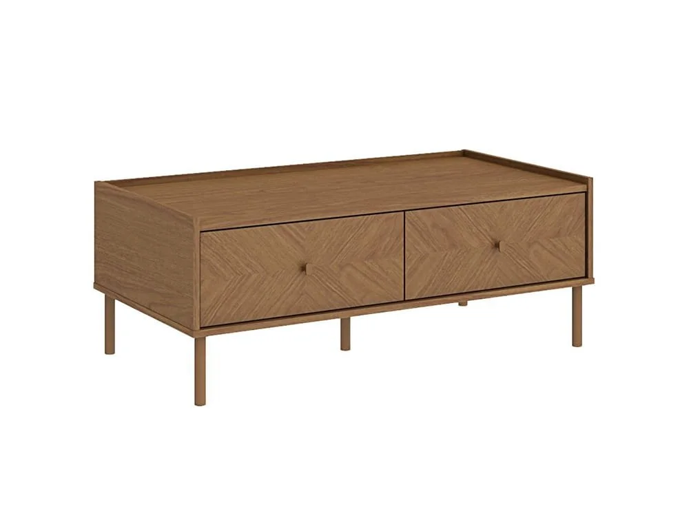 Kidsaw Kidsaw Agra Oak 2 Drawer Coffee Table