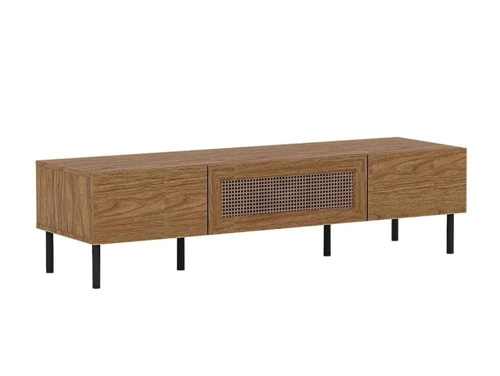 Kidsaw Kidsaw Rome Rattan and Oak 2 Door TV Cabinet