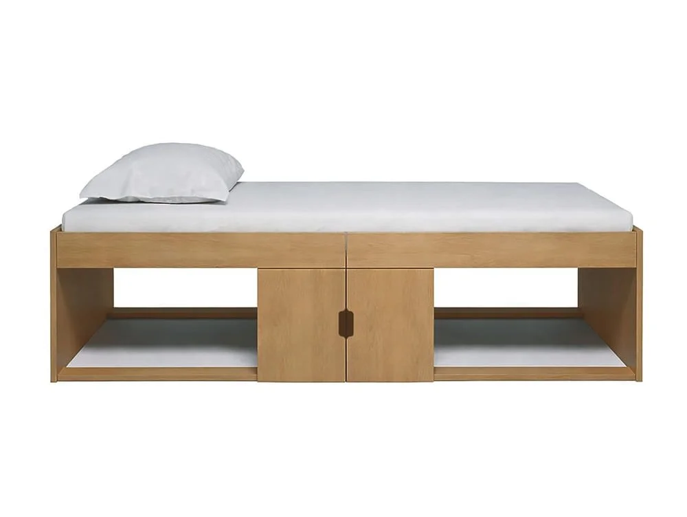 Kidsaw Kidsaw Low Cabin Oak Bed Frame
