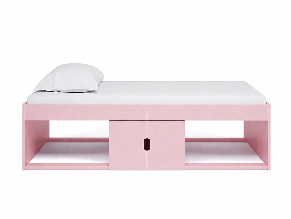 Kidsaw Kidsaw Low Cabin Pink Bed Frame