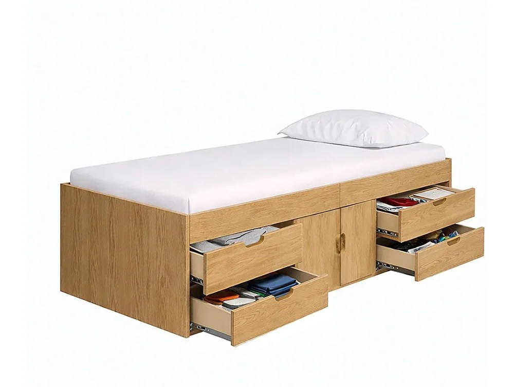 Kidsaw Kidsaw Captains Oak Cabin Bed Frame