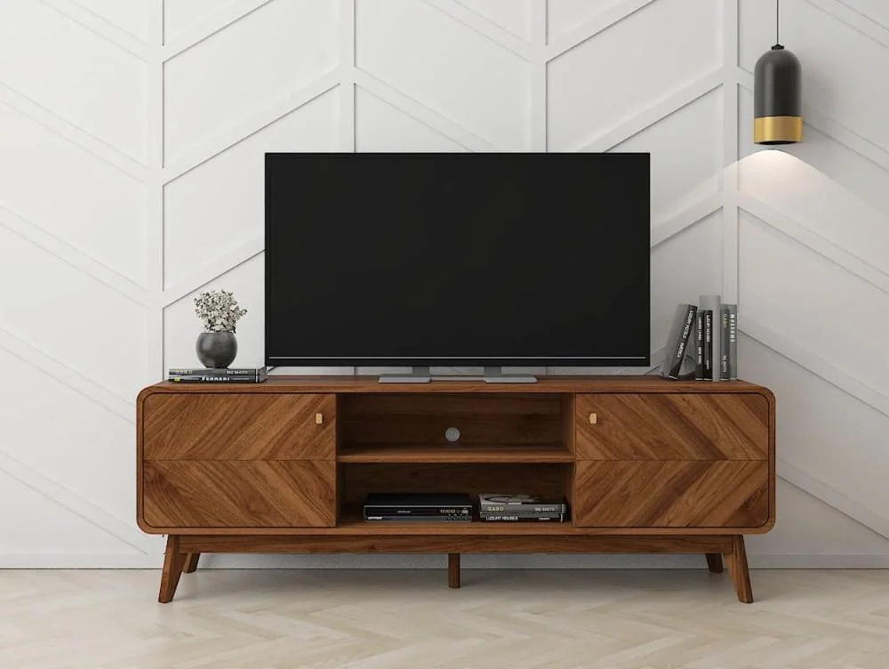 Kidsaw Kidsaw Petra Walnut 2 Door  TV Cabinet