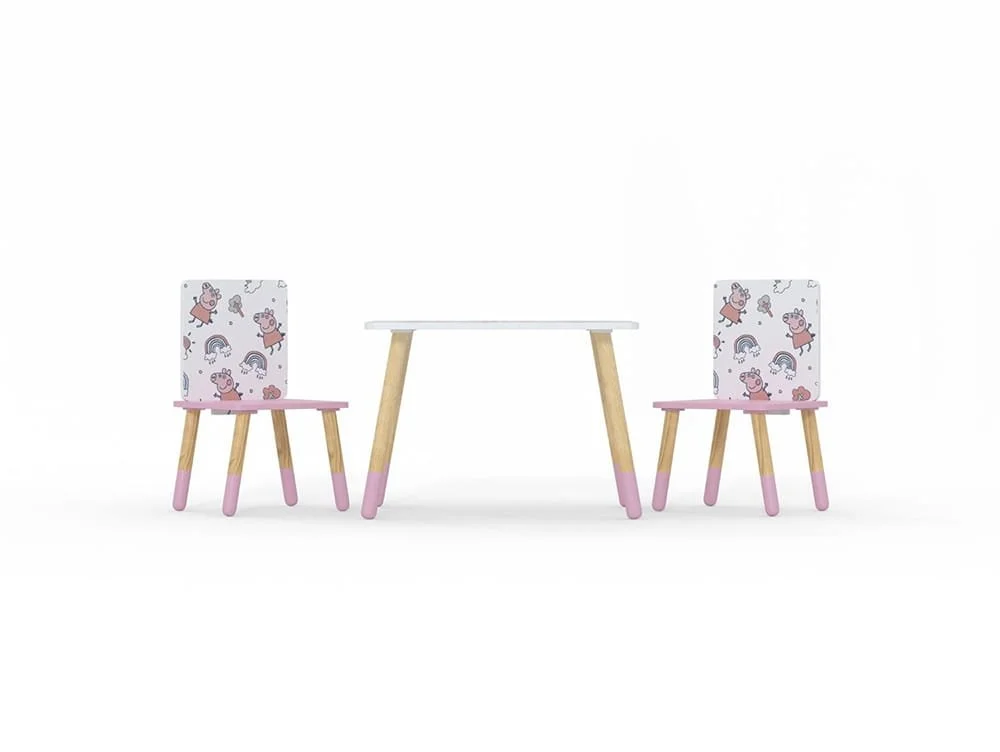 Kidsaw Kidsaw Peppa Pig Pattern Table and Chairs
