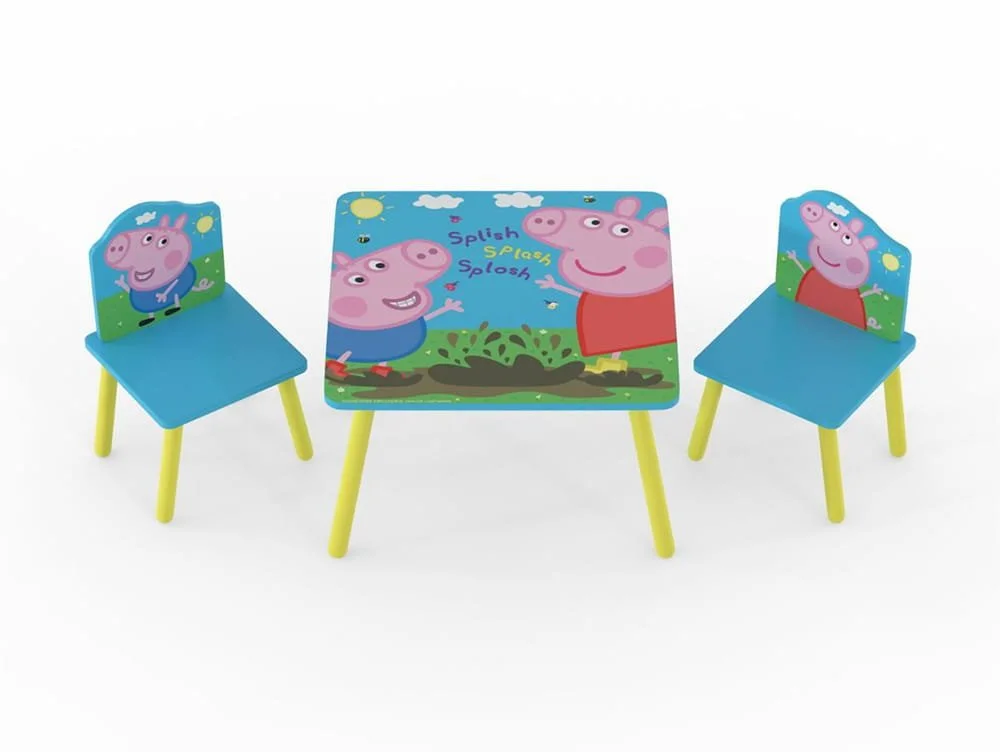 Kidsaw Kidsaw Peppa Pig Table and Chairs
