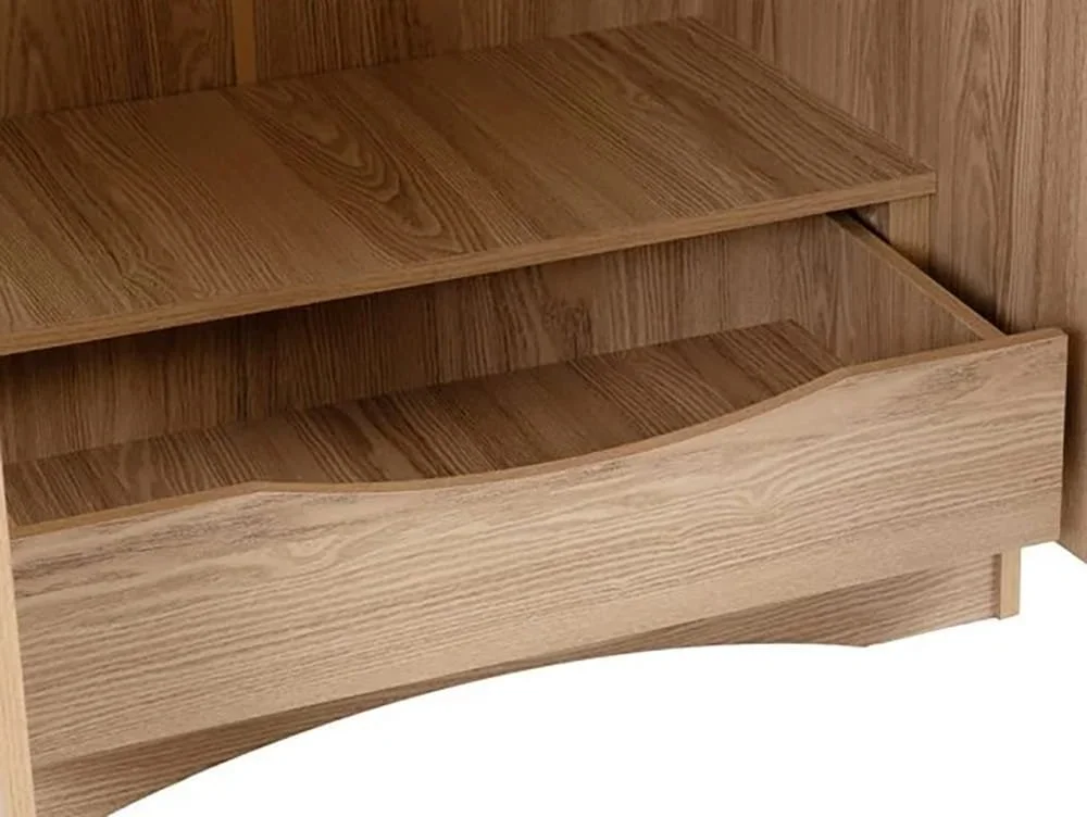 Seconique Seconique Tessa Natural Oak 2 Door Wardrobe
