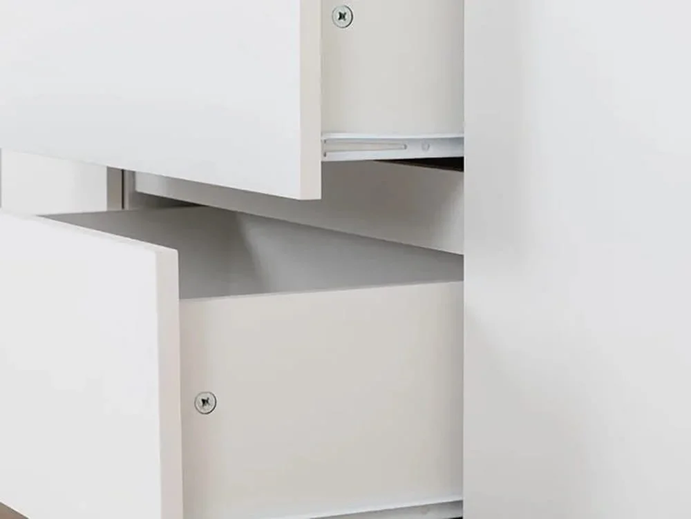 Seconique Seconique Malvern White 6 Door 2 Drawer Wardrobe