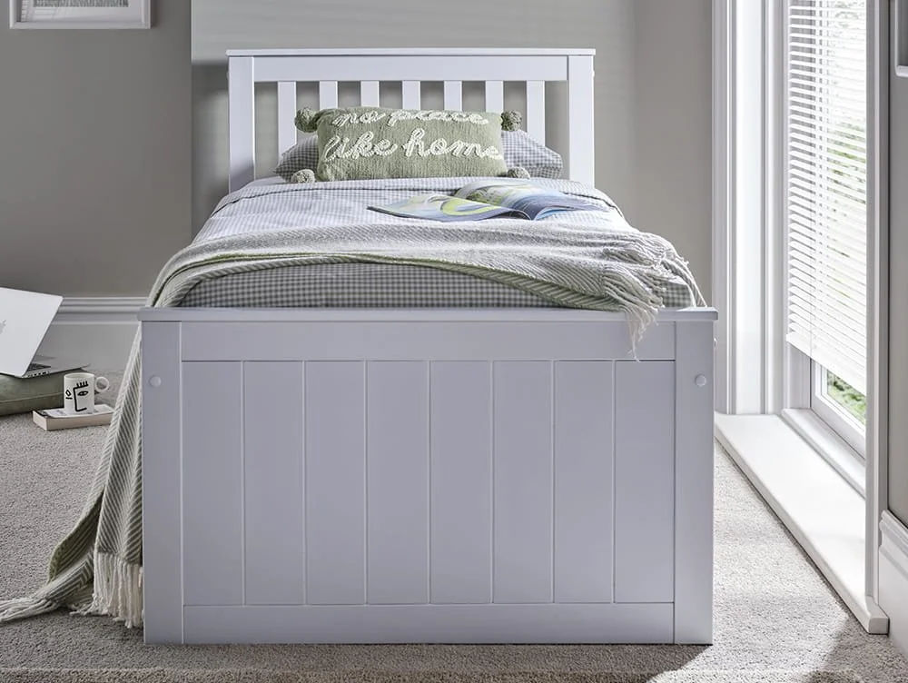 Bedmaster Bedmaster Nova White 6 Drawer Wooden Bed Frame