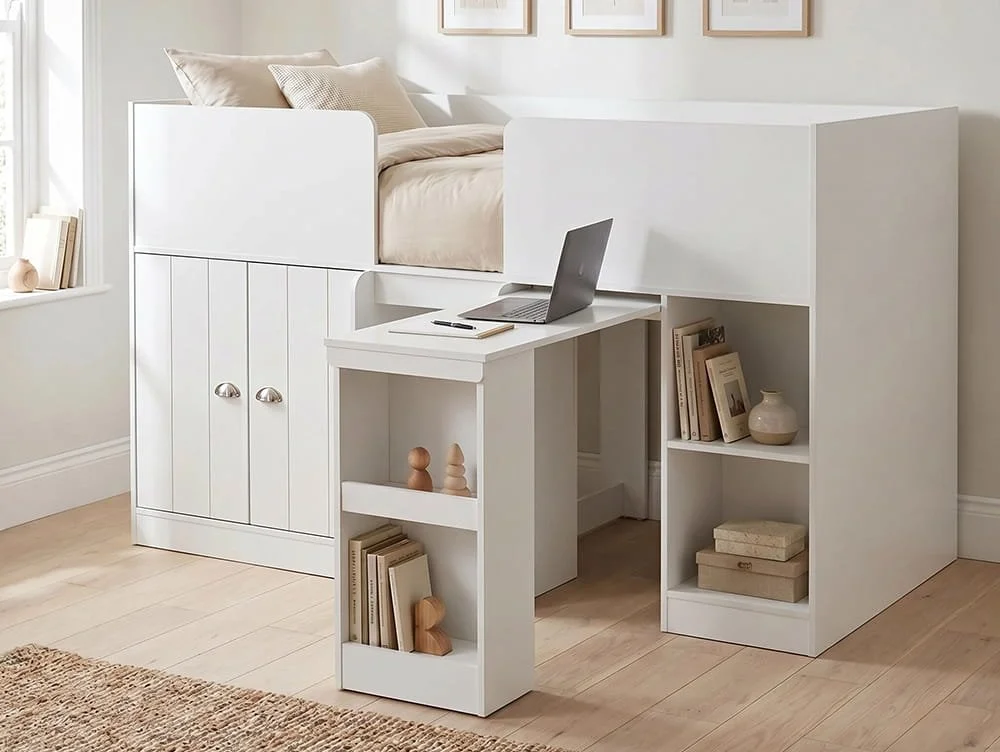 Seconique Seconique Orlando White Wooden Bunk Bed Frame