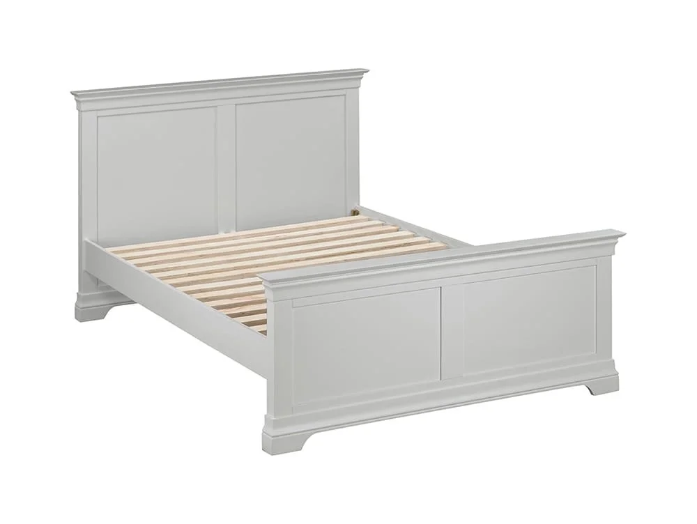 Seconique Secpnique Bordeaux Pebble Grey Wooden Bed Frame (High Footend)
