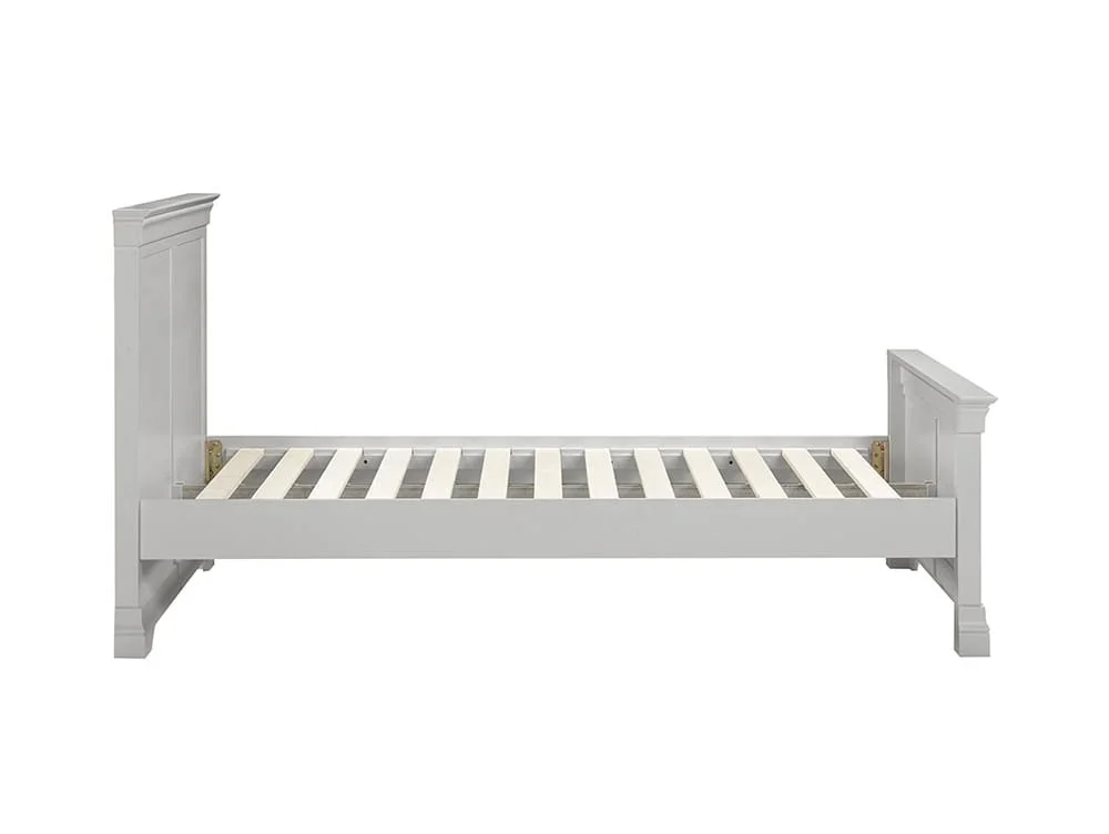 Seconique Secpnique Bordeaux Pebble Grey Wooden Bed Frame (High Footend)