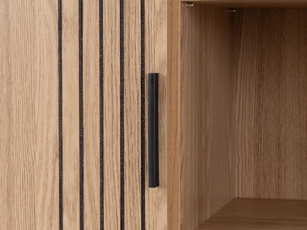 Seconique Seconique Tessa Natural Oak 1 Door Bookcase