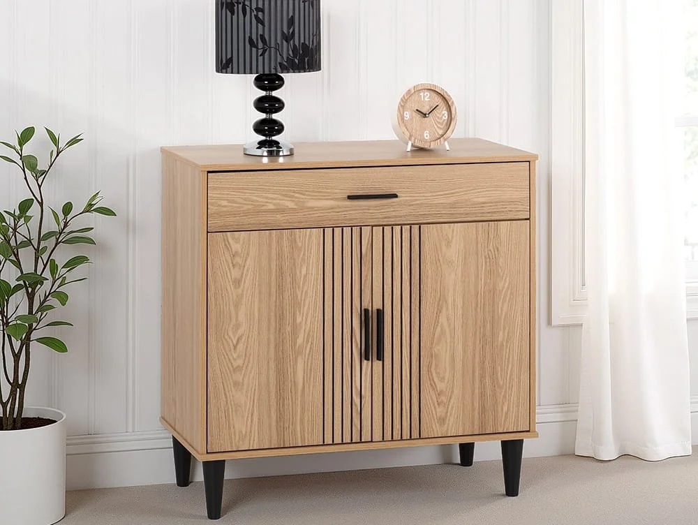 Seconique Seconique Tessa Natural Oak 2 Door 1 Drawer Sideboard