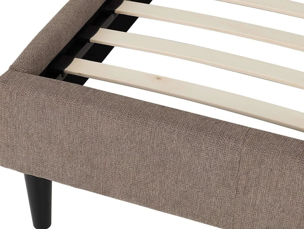 Seconique Seconique Verona Brown Fabric Bed Frame