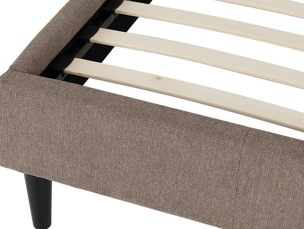 Seconique Seconique Verona Brown Fabric Bed Frame