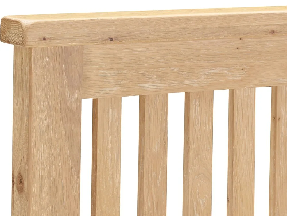 Seconique Seconique Windsor Natural Oak Wooden Bed Frame (Low Footend)