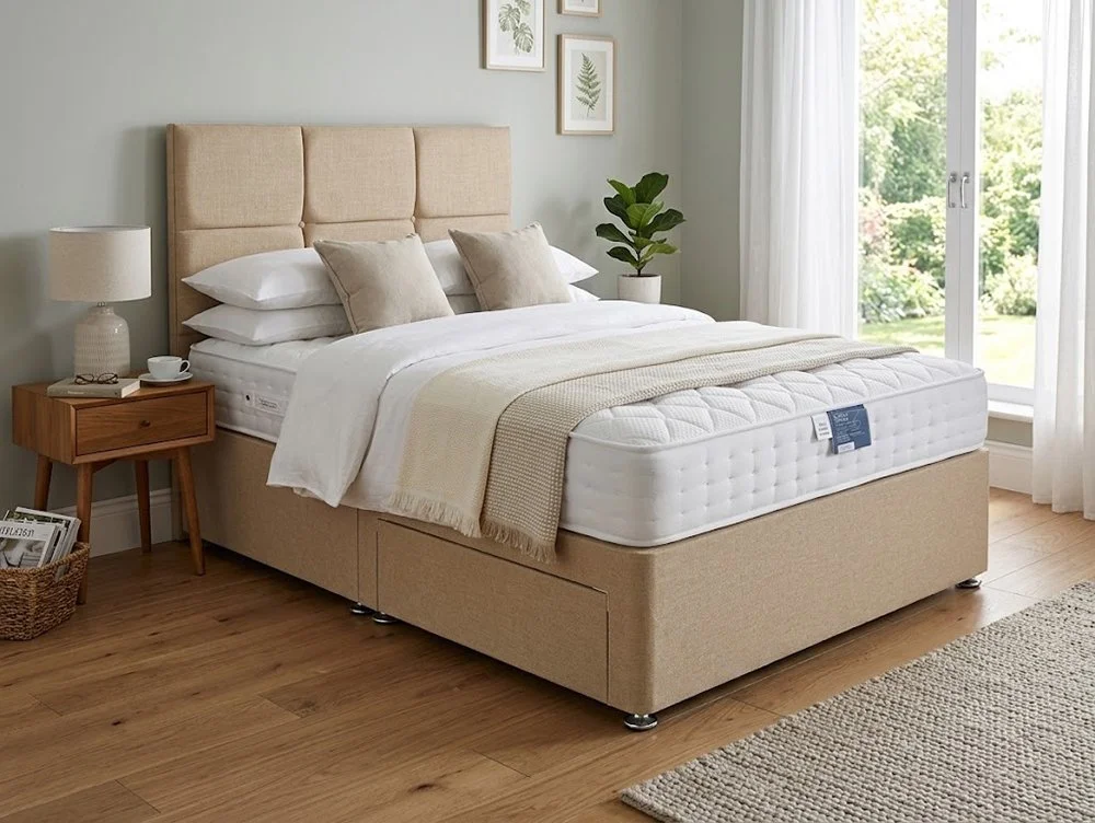 Deluxe Deluxe Pennine Balmoral Memory Pocket 1000 Divan Bed