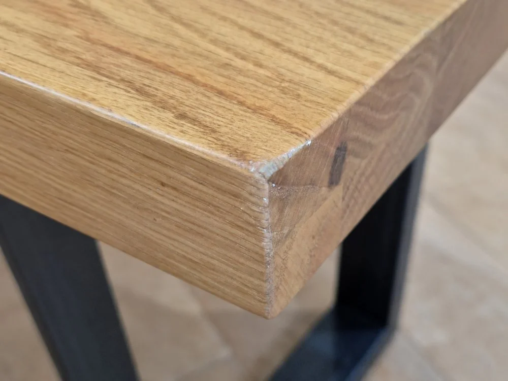 Julian Bowen Clearance - Julian Bowen Brooklyn 120cm Oak Dining Bench
