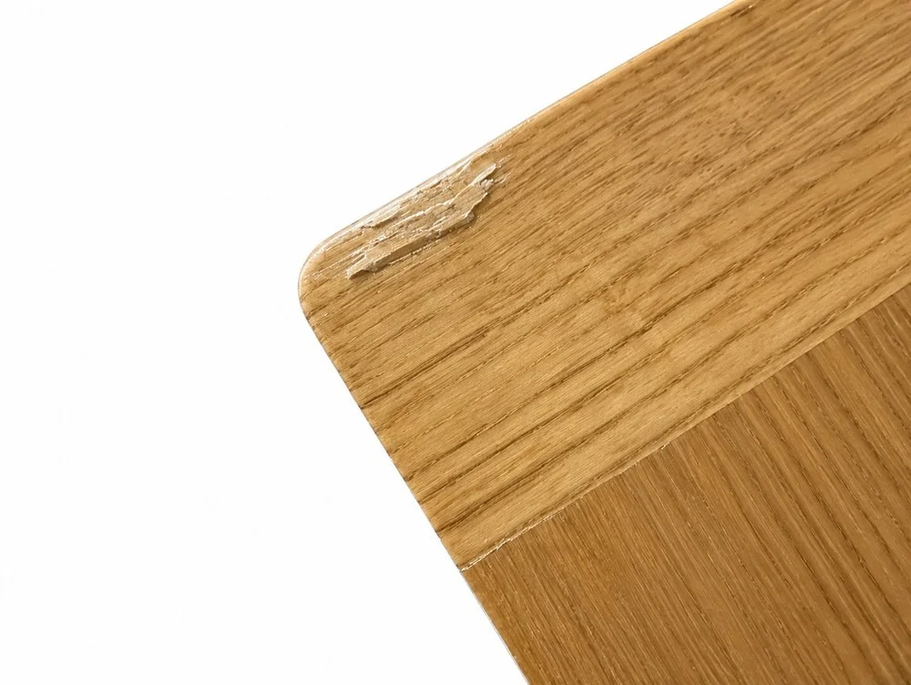 Julian Bowen Clearance - Julian Bowen Mallory Oak 3 Drawer Bedside Table