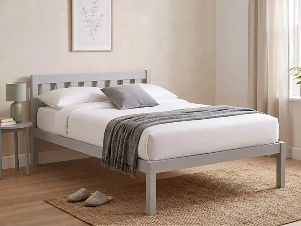 Julian Bowen Julian Bowen Luna Dove Grey Wooden Bed Frame