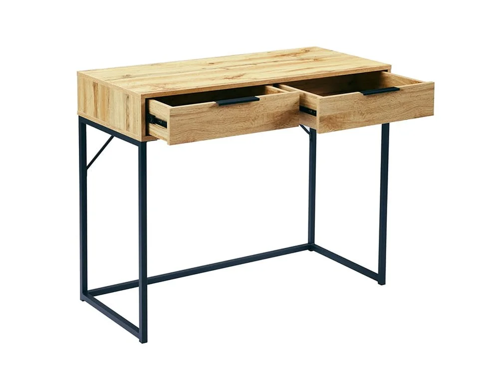 Julian Bowen Julian Bowen Bali Oak 2 Drawer Dressing Table