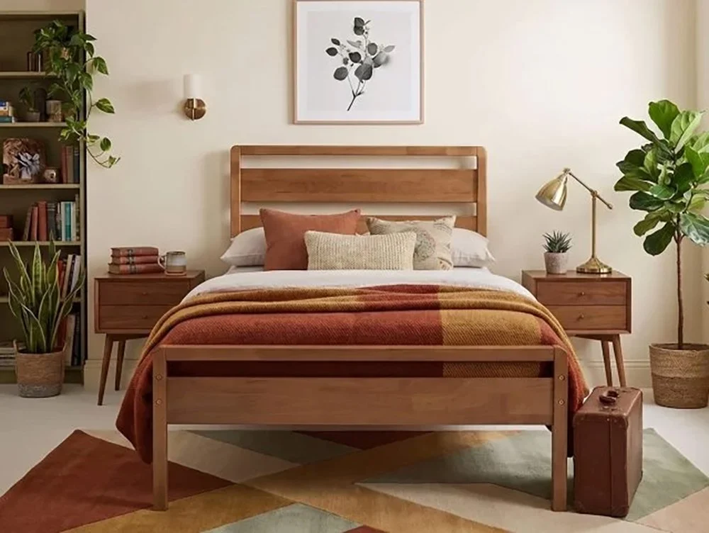 Kyoto Kyoto Skandi Oak Wooden Bed Frame