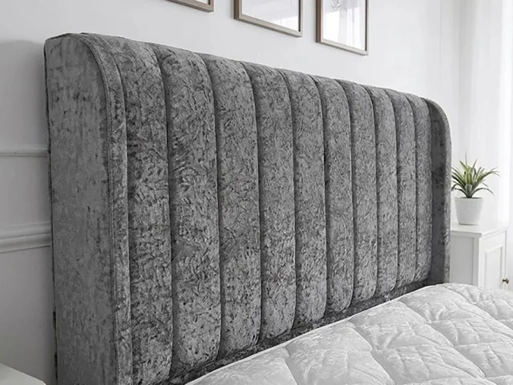 ASC ASC Finley Grey Fabric Ottoman Bed Frame