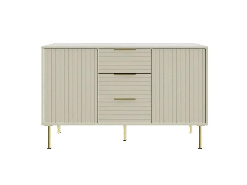 GFW GFW Nervata Ivory 2 Door 3 Drawer Sideboard
