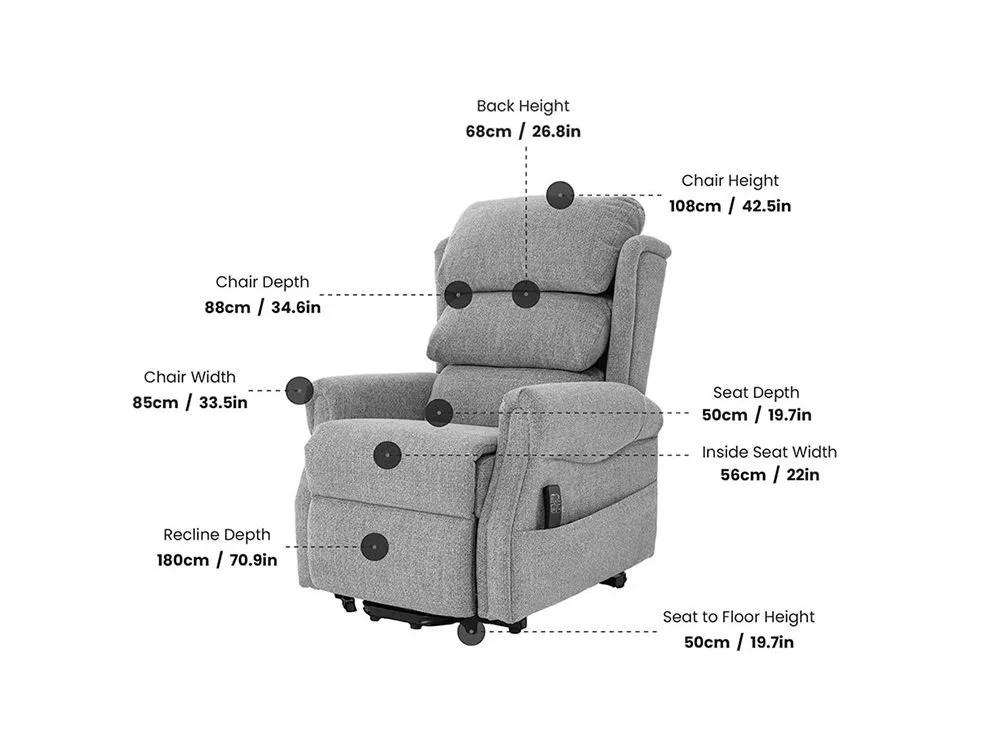 GFA GFA Andover Dual Motor Riser Recliner Chair