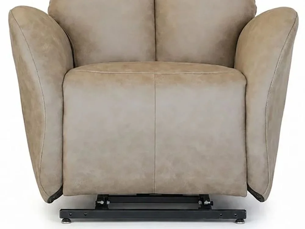 PICK4U PICK4U Windsor Dual Motor Taupe Faux Leather Riser Recliner Chair
