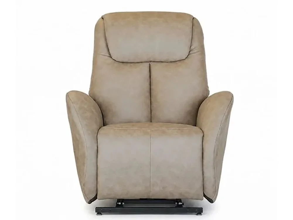 PICK4U PICK4U Windsor Dual Motor Taupe Faux Leather Riser Recliner Chair