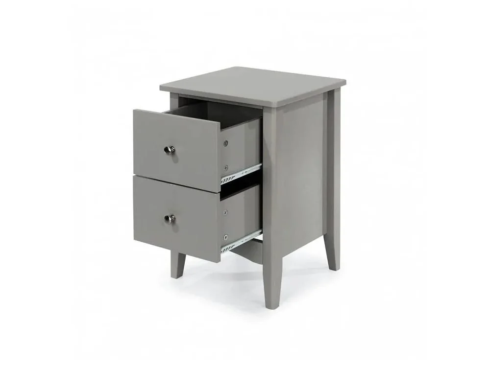 Core Core Como Light Grey 2 Drawer Bedside Table