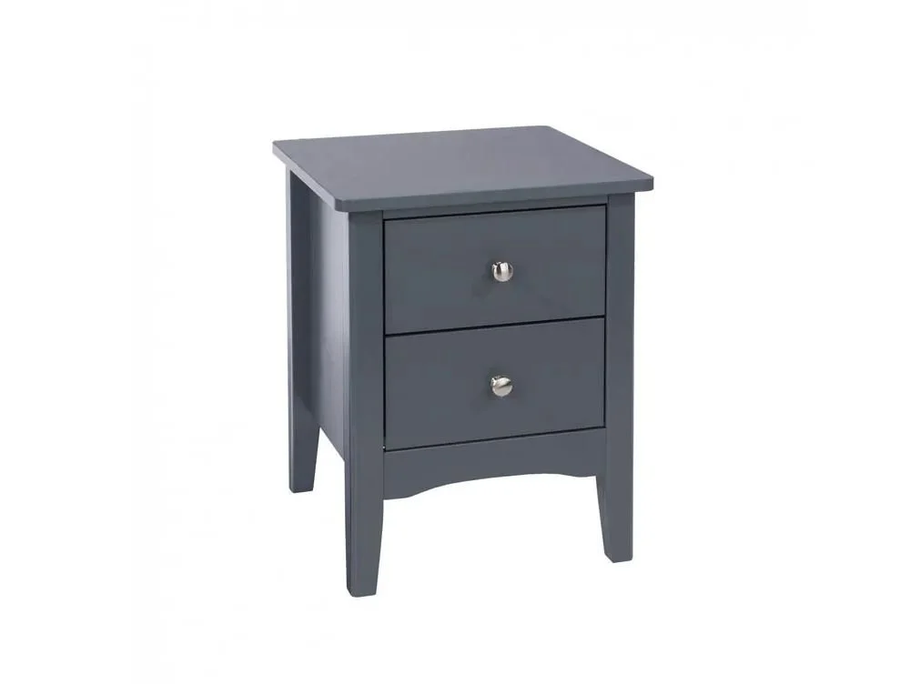 Core Core Como Midnight Blue 2 Drawer Petite Bedside Table