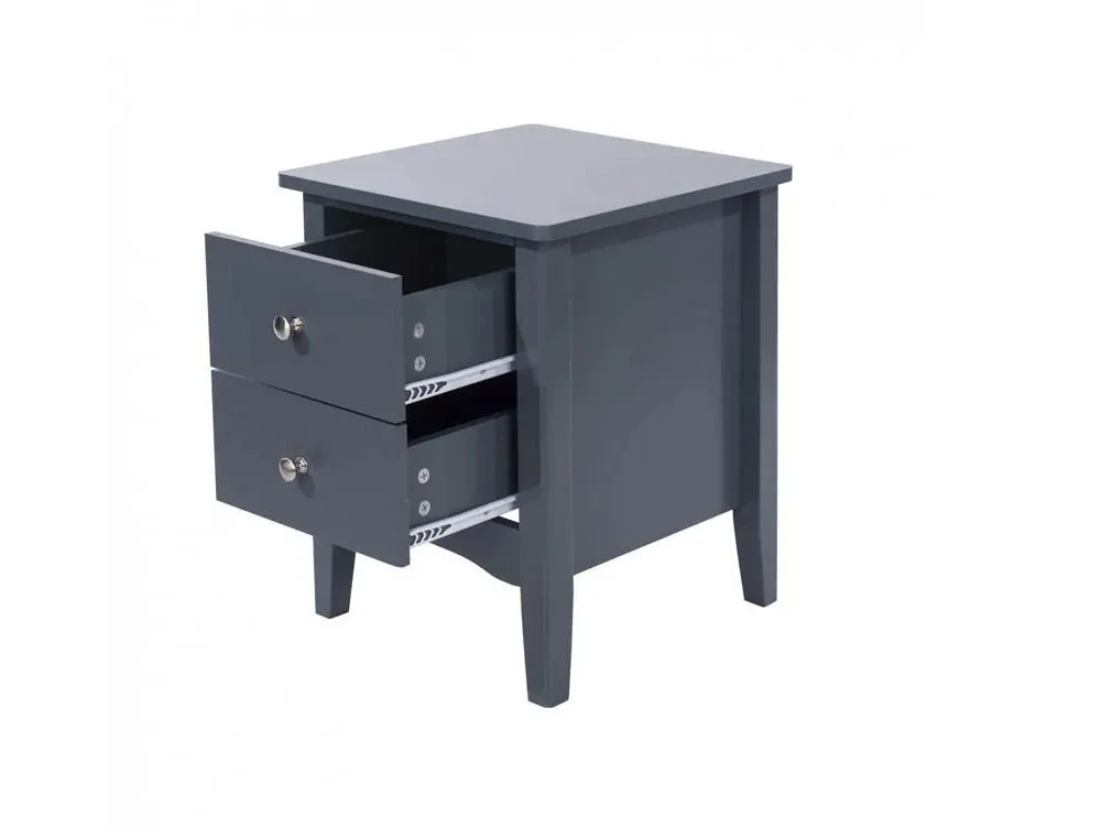 Core Core Como Midnight Blue 2 Drawer Petite Bedside Table