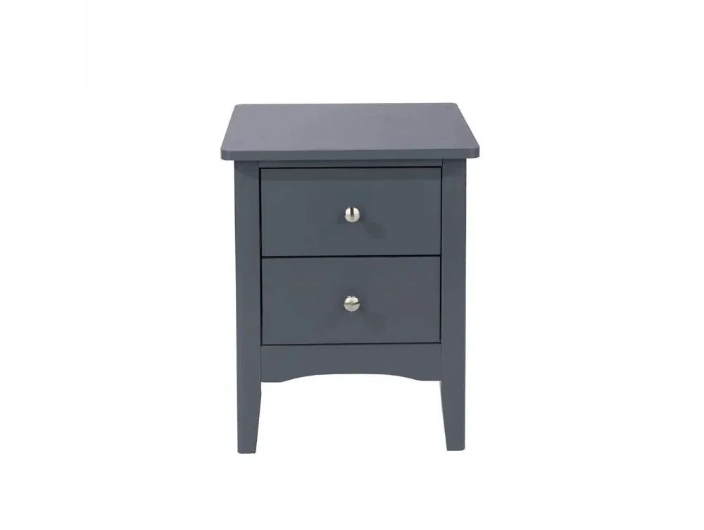 Core Core Como Midnight Blue 2 Drawer Petite Bedside Table