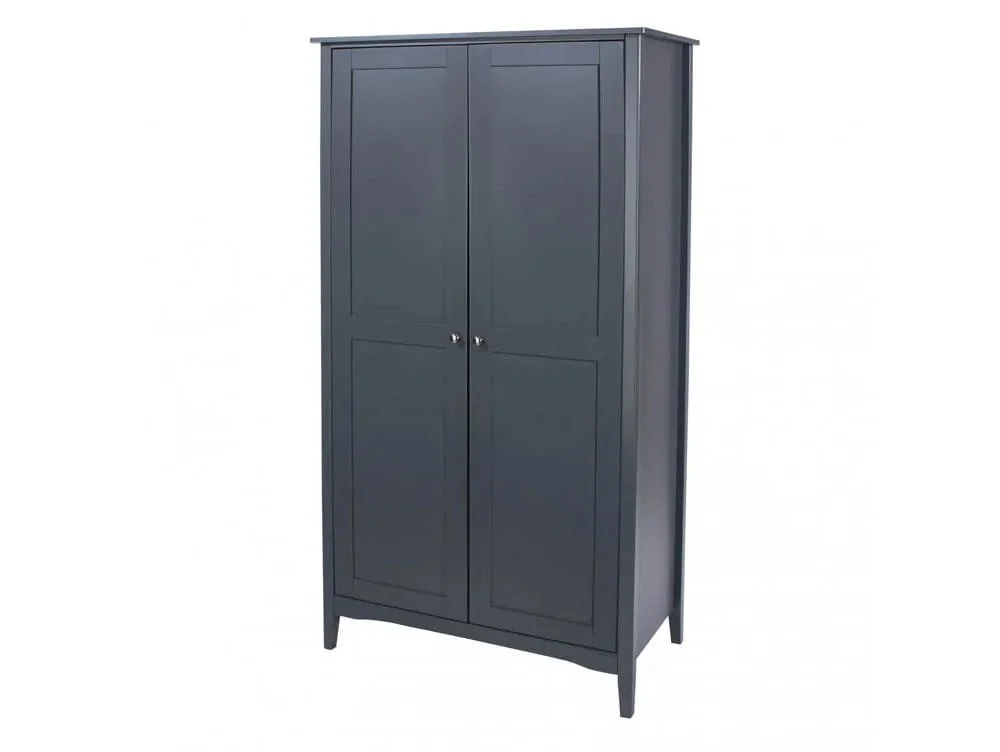 Core Core Como Midnight Blue 2 Door Wardrobe