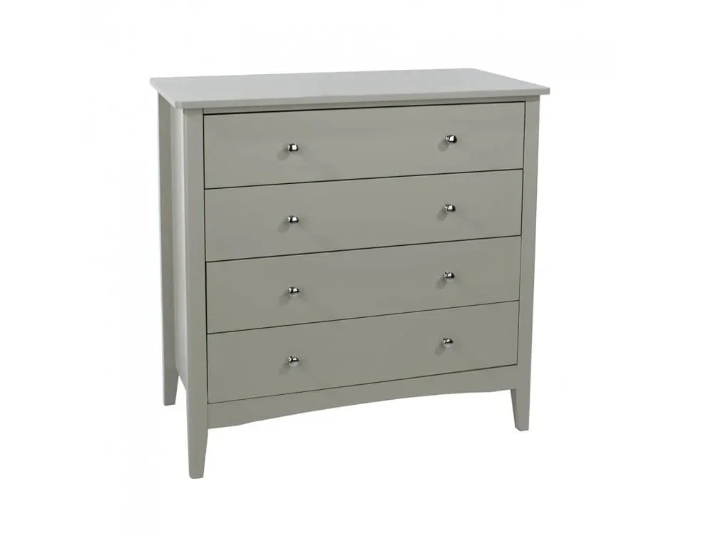 Core Core Como Light Grey 4 Drawer Chest of Drawers