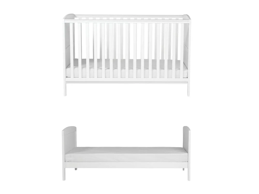 Bebe & Beyond Bebe & Beyond Dreamer White Cot Bed