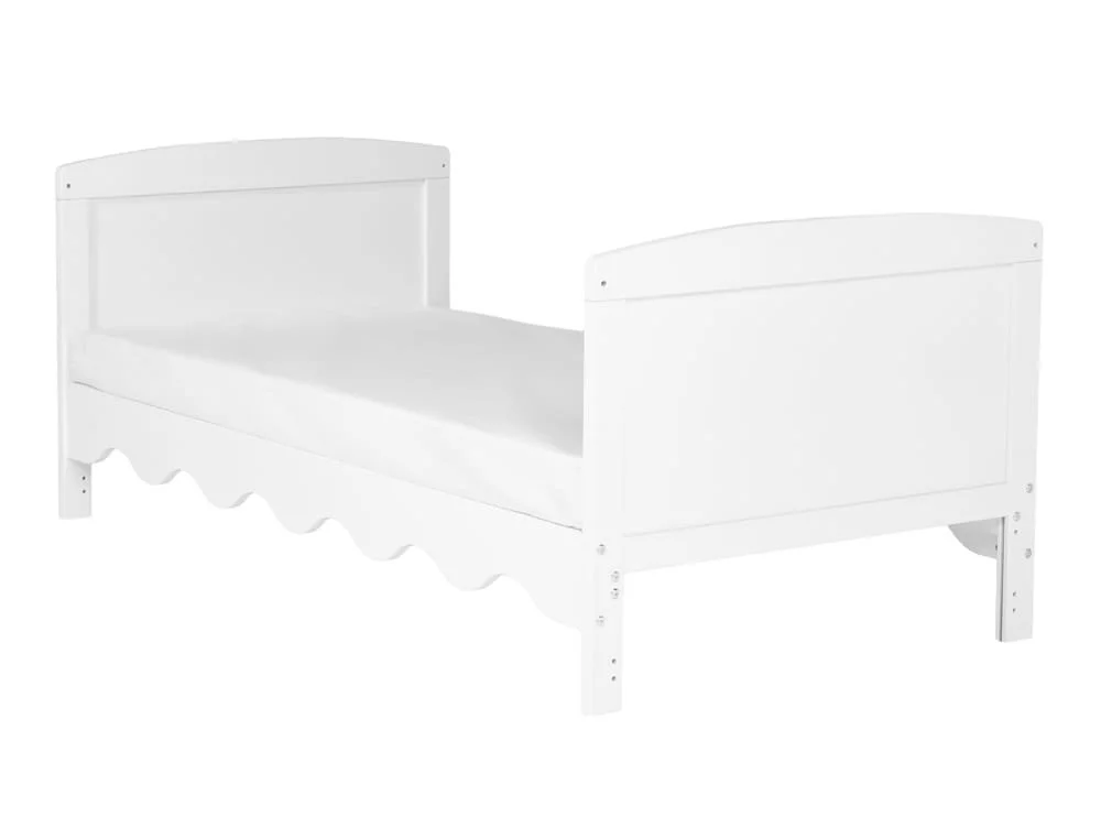 Bebe & Beyond Bebe & Beyond Dancer White Cot Bed